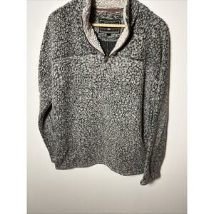 True Grit for Oak Hall Women's Sweater Size S‎ Small Sherpa Fleece 1 /4 Zip